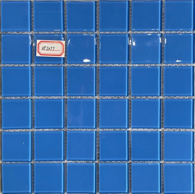 kopen 48X48MM Zwembad Mozaïek Tegels Blauwe Kleur Glas Mosac Tegels online vervaardiging