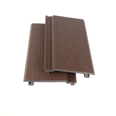 kopen Eco-vriendelijk 145x20.5mm Bruin WPC wandpaneel en hout plastic composiet buitenwandplank voor gebouwen online vervaardiging