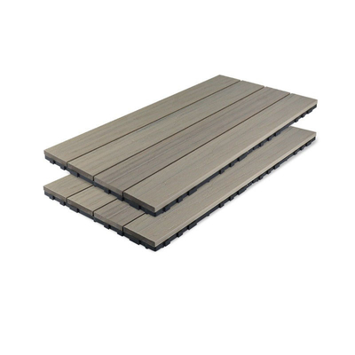 kopen Het tuinnet WPC Decking scheept Zelfspleet 71x11mm Stikkende Vloer van de Vloer in de Grijze WPC Gesp online vervaardiging