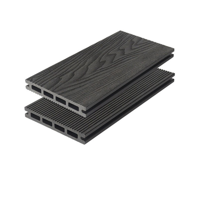 kopen 3D Diepe In reliëf gemaakte WPC Decking scheept 145x22mm Decking Gray Engineering Garden in online vervaardiging