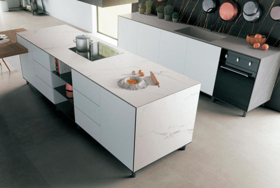kopen Grijze Matte Gesinterde Steenplaat 1600x3200x12mm Volledig Lichaam Klei online vervaardiging