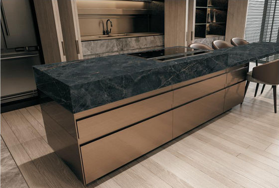kopen Zwarte Gesinterde Steenplaat 800x2600x12mm Matte Oppervlak online vervaardiging