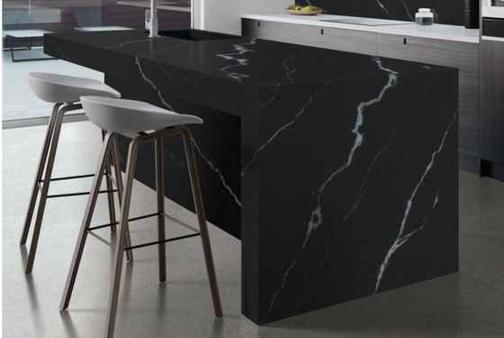 kopen Phantom Zwart Gesinterde Steenplaat 800x2600x12mm Matte Oppervlak online vervaardiging