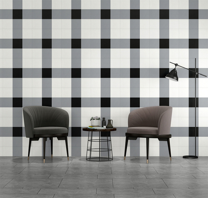 kopen 200x200 mm Zwart Wit Grijz Keramische Rustieke Floor Tile online vervaardiging