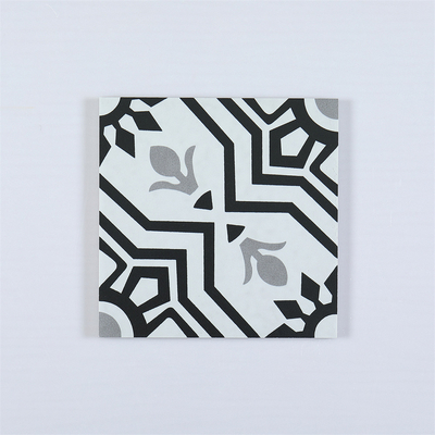 kopen 20x20 cm keramische rustieke tegel voor binnenvloer Zwart Grijz Wit online vervaardiging