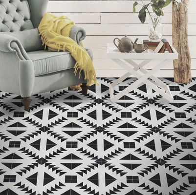 kopen Zwart Wit Keramische Rustieke Tegel 20x20cm AAA Kwaliteit Antislip online vervaardiging
