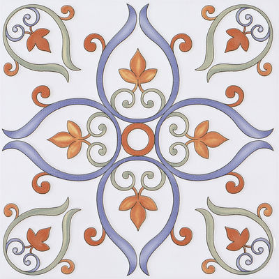 kopen Witte Blauwe Keramische Rustieke Tegel 20x20cm AAA Kwaliteit Vloer Muur online vervaardiging