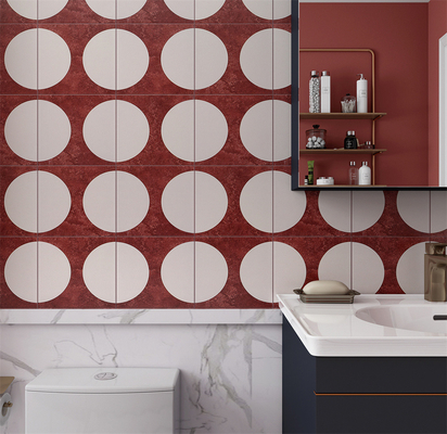 kopen Rood en beige 20x20 cm binnenmuur keramische rustieke tegels en stenen tegels voor badkamer en woonkamer online vervaardiging
