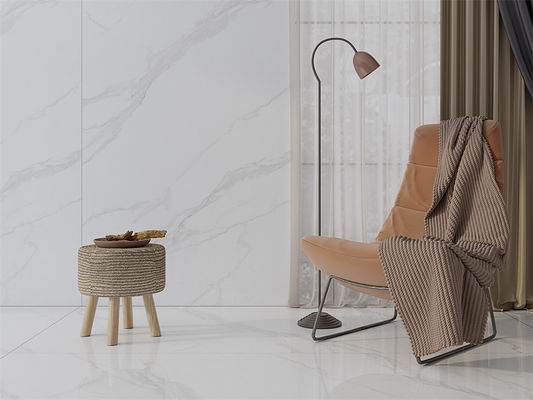 kopen 1420x2700mm Matte Carrara Wit Gesinterd Steen Platen AAA Kwaliteit online vervaardiging