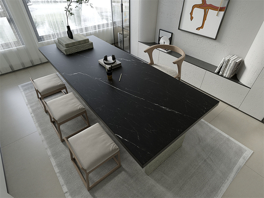 kopen Elegant AAA-niveau binnenvloer gesinterd stenen plaat 1420x2700mm Voor winkelcentrum online vervaardiging