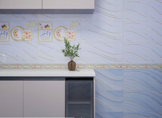 kopen Lichtblauwe keramische wandtegel 30x60cm AAA-kwaliteit ISO13006 online vervaardiging