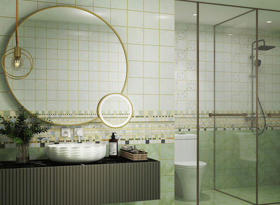 kopen 300x600mm Spiegeloppervlak Groene Keramische Wandtegel voor Badkamer online vervaardiging