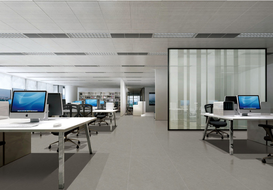 kopen Buitenste vloer Grijze moderne tegels 600x1200mm Baby Face Gelaste porseleinen tegels Voor winkelcentrum En renovatie online vervaardiging