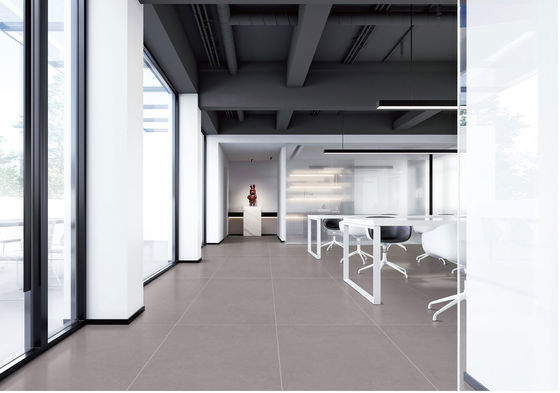 kopen Duurzame en Antibacteriële Donkergrijze Matte Porseleinen Tegel 600x1200mm Grade AAA online vervaardiging