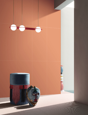 kopen Oranje binnenmuur mat zacht geglazuurd porseleinen tegel en anti-glijtegels voor slaapkamer decoratie online vervaardiging