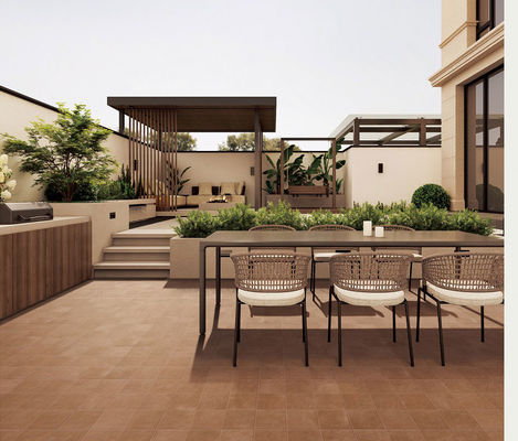 kopen Bruine Milieuvriendelijke Keramische Vloertegels 24x24 Klei AAA-kwaliteit online vervaardiging