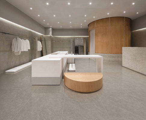 kopen 24x48 Grijze Zachte Geglazuurde Porseleinen Tegels voor Binnen Vloer en Muur online vervaardiging