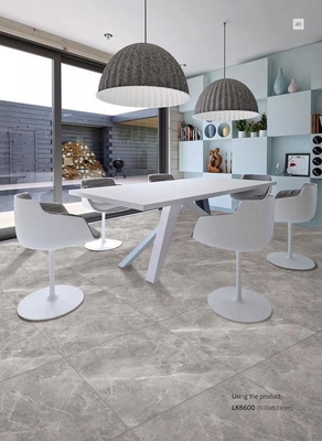 kopen Marmer Look Buitenmuur 600x600mm Volledige porseleinen tegels en donkergrijze decoratieve tegels voor eetkamer en hotel online vervaardiging