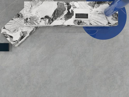kopen Grijze marmeren look 1200x1200mm gepolijst geglazuurd porseleinen tegel online vervaardiging