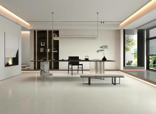 kopen Innenwandtegels en W.A 0,5% Anti-Slip Grijs 1200x1200x9mm Elegante zachte glazen porseleinen tegels voor appartement en slaapkamer online vervaardiging