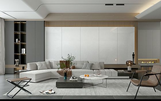 kopen 900x1800mm Grijze Gepolijste Geglazuurde Porseleinen Tegel voor Vloer en Muur online vervaardiging