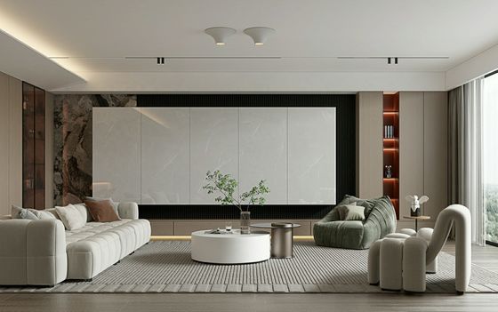 kopen 900x1800mm Grijze gepolijste glazen porseleinen tegel 0,5% W.A. online vervaardiging