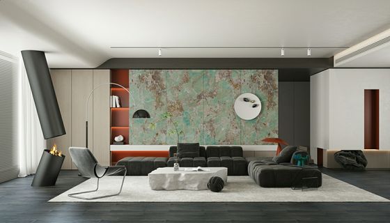 kopen 900x1800mm groen gepolijst geglazuurd porseleinen tegel 0,5% WA online vervaardiging