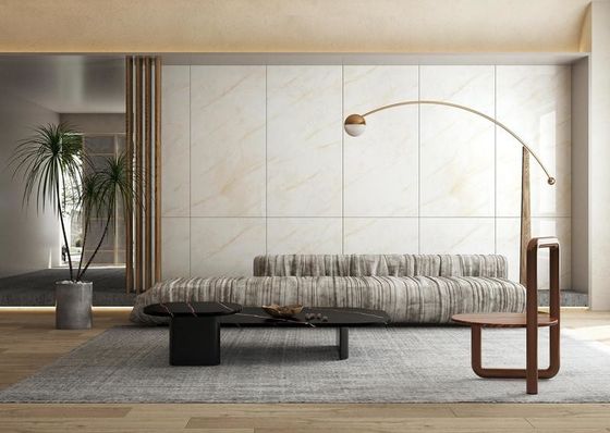 kopen Lichtgeel gepolijst geglazuurd porseleinen tegel 900x1800mm online vervaardiging