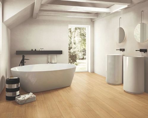 kopen AAA Kwaliteit 150x900mm Bruin Gele Houten Porseleinen Tegelstrips online vervaardiging