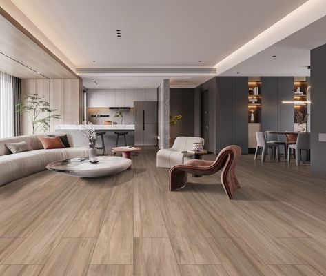 kopen AAA-graad bruine houten porseleinen tegels 250x1500mm voor woonkamer online vervaardiging