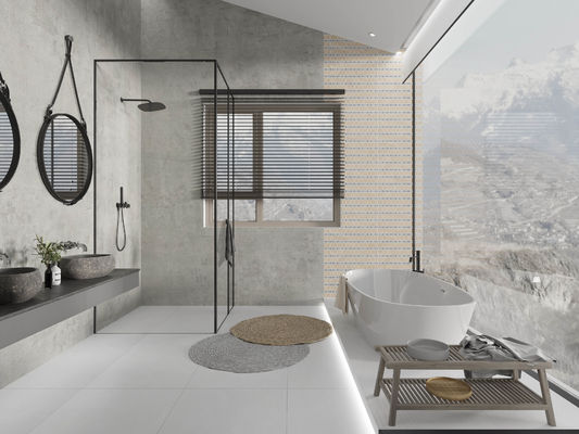 kopen AAA Grade 600x1200mm Lichtgrijze Porseleinen Vloertegel online vervaardiging