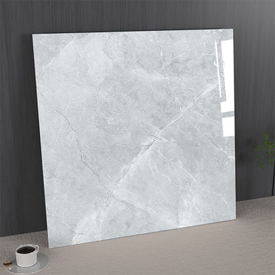 kopen Stain-resistant and Firebrick 1mx1m Marble Porcelain Glazed Polished Tiles For Living Room Light Gray online vervaardiging