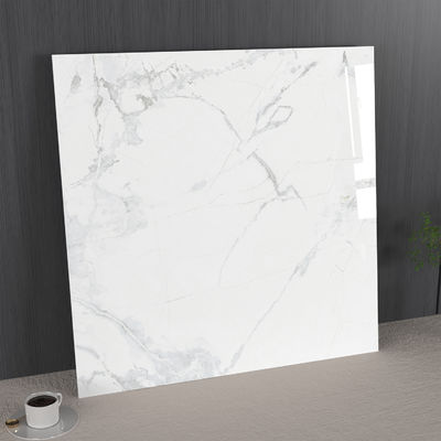 kopen Carrara Wear-Resistant And Modern Inside Floor 1000x1000mm Glazed Polished Porcelain Tile For Office Decoration online vervaardiging