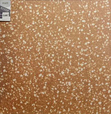 kopen Firebrick Bruin 600x600mm Terrazzo Keramische vloertegels voor badkamer en balkon online vervaardiging