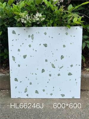 kopen Waterdichte en antislip grijze 600x600mm indoor terrazzo keramische tegels voor woonkamer online vervaardiging