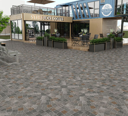 kopen Grijzige slijtvast Retro Matt Paving Keramische tegels 600x600mm Ourdoor tegels voor binnenplaats online vervaardiging