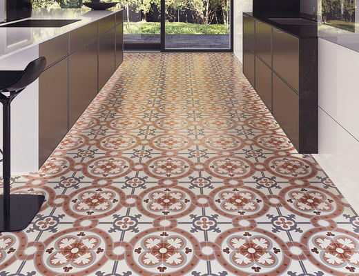 kopen 200x200mm 8.5mm van de de Tegelsvloer van het Dikte de Druksgs van de Binnenporselein Muur Rode Ceramische Inkjet online vervaardiging