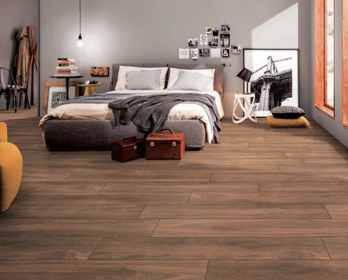 kopen 20cm Houten het Porseleintegels Donkere Bruine Ceramische 0.95cm van Breedtemildewproof online vervaardiging