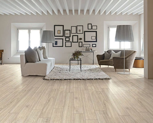 kopen 20x120cm 0,0005 W.A Porcelain Wooden Tile Grey For Living Room 9.5mm online vervaardiging