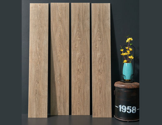 kopen 250x1500mm Hout-effect Porseleinen Tegel 9.5mm Dikte voor Muur & Vloer online vervaardiging