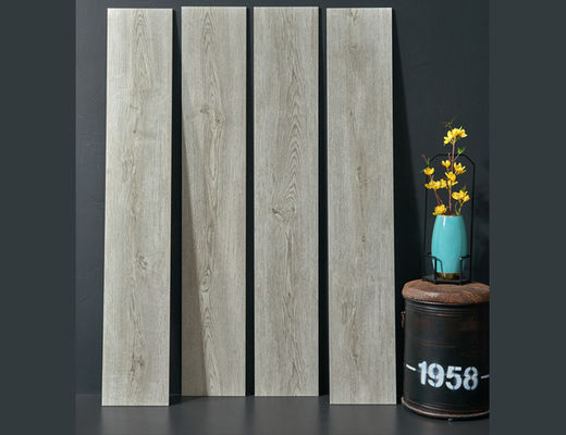 kopen 25x150cm 4Pcs poetsten de Houten Porseleintegels Verglaasde Bouwmaterialen 9.5mm op online vervaardiging