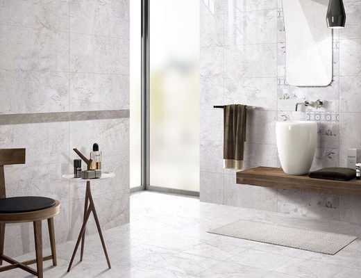 kopen ISO13006 Grey Marble Bathroom Wall Tiles, 300x600mm 0,15 W.A Glazed Ceramic Tile online vervaardiging