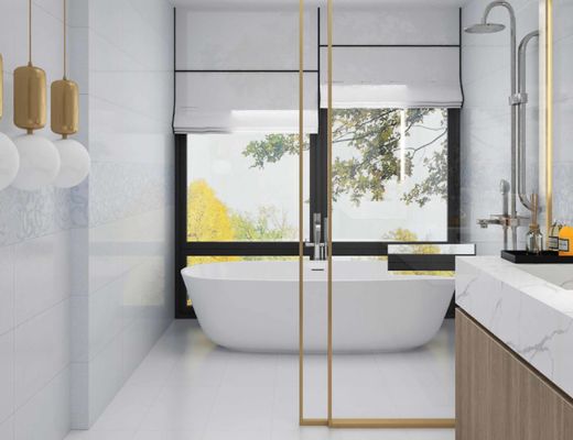 kopen 300x600mm Glanzende Keramische Badkamer Wandtegels Waterdicht Antibacterieel online vervaardiging