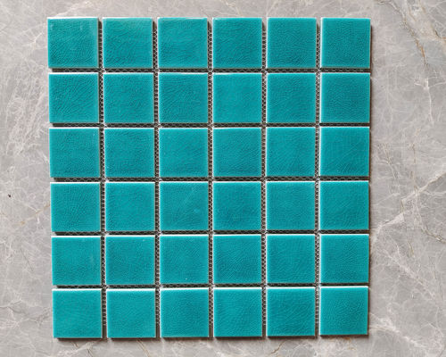 kopen 48x48mm Chip Size Swimming Pool Mosaic betegelen Gebarsten Ijs online vervaardiging