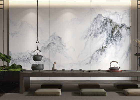 kopen Carrara wit gesinterd kwartssteenplaat voor wanddecoratie online vervaardiging