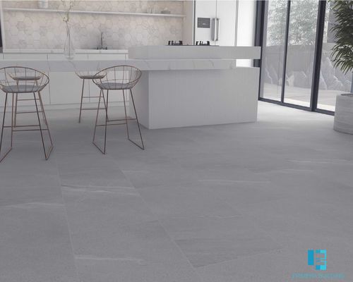 kopen Grijs Marmer SPC Vinyl Vloerbedekking 3.5mm Waterdichte Binnentegel online vervaardiging