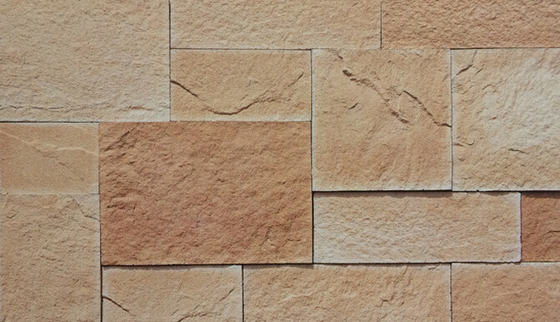 kopen De oranje Beige Kunstmatige Beschaafde Steen van het het Cementkasteel van de Steenbaksteen online vervaardiging