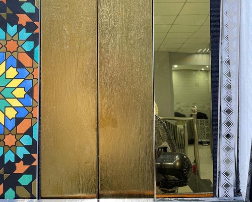 kopen Gouden de Vloertegels 150x900mm van de Kleuren Houten Textuur voor Hotel online vervaardiging