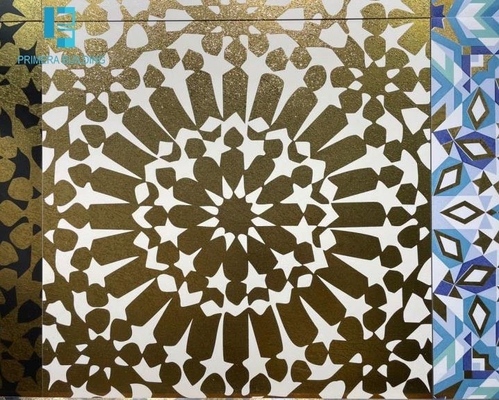 kopen 60x60cm van de de Kleurenvloer van de Zonbloem de Gouden Druk van de Tegels 3D Inkjet online vervaardiging