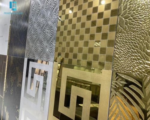 kopen 600x600mm Gouden porseleinen vloertegels Glanzend mat oppervlak online vervaardiging